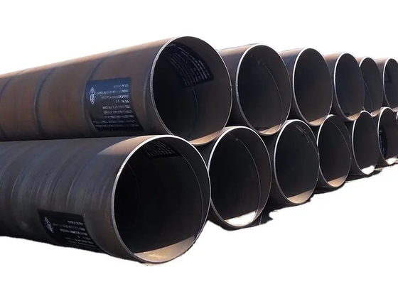 Carbon Steel SSAW Spiral Steel Tube For Marine Piling Construction Steel Pipe