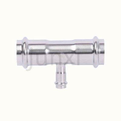Asme sch10 equal tee Compression fitting Stainless steel TEE ss304 ss316