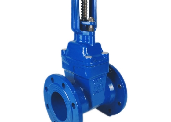 PN10 Soft Seal Gate Valve Flange Drain Ductile Iron Industrial Control Valves